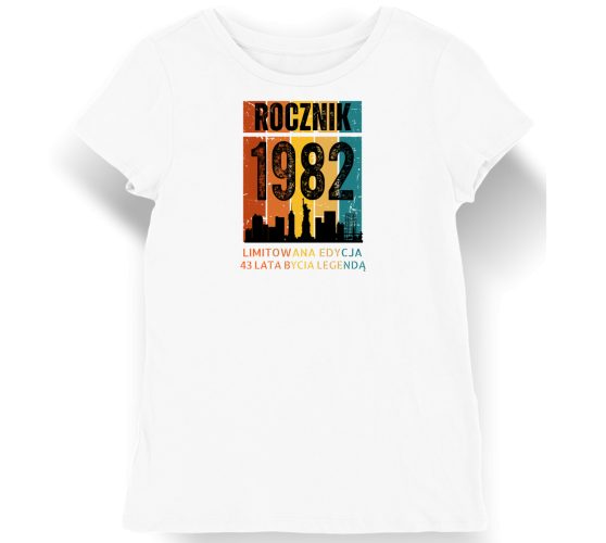 Koszulka damska biaĹ‚a 1982...