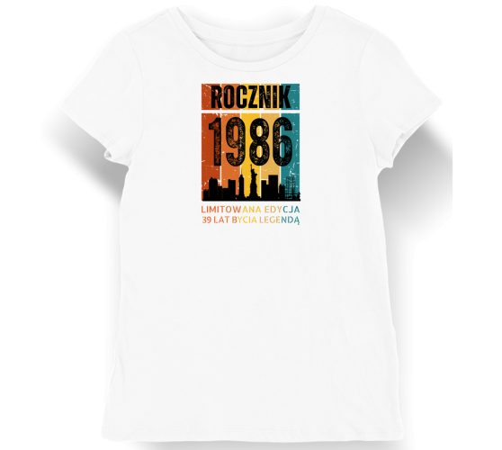 Koszulka damska biaĹ‚a 1986...