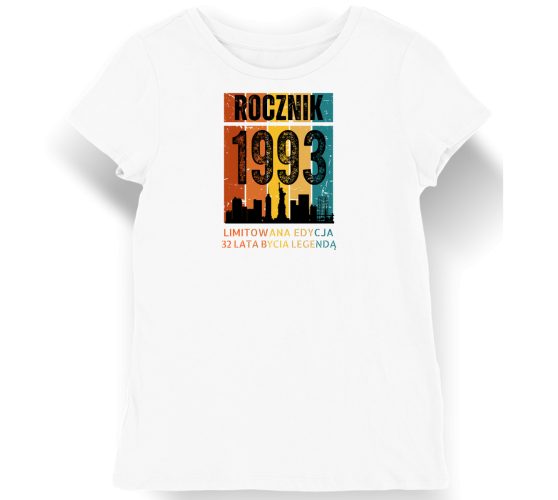 Koszulka damska biaĹ‚a 1993...