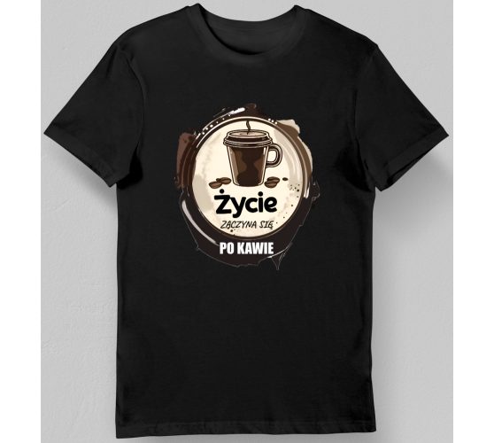 Koszulka życie zaczyna się...