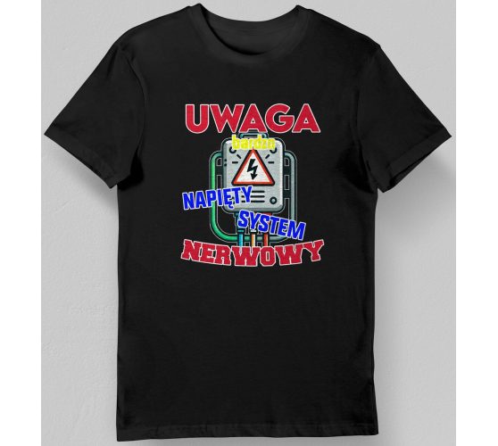 Koszulka męska uwaga...
