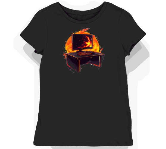 Koszulka damska czarna z...