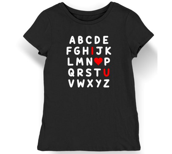 Koszulka damska alfabet I...