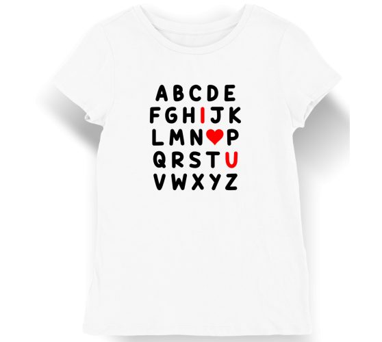 Koszulka damska alfabet I...