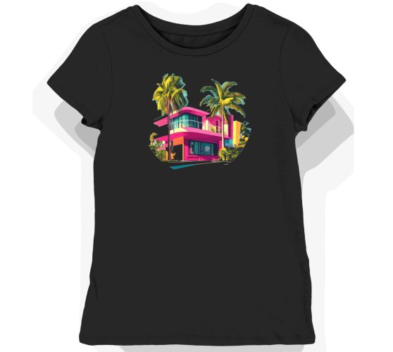 Koszulka damska czarna z...