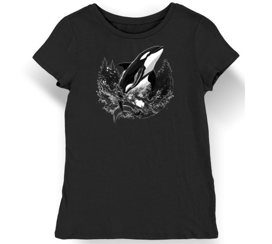 Koszulka damska czarna z...