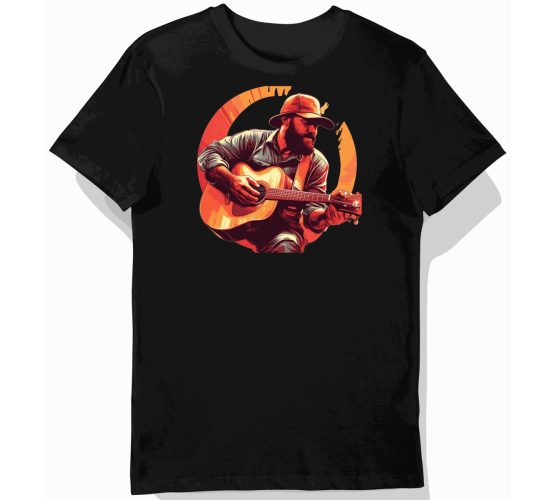 Koszulka męska czarna z...