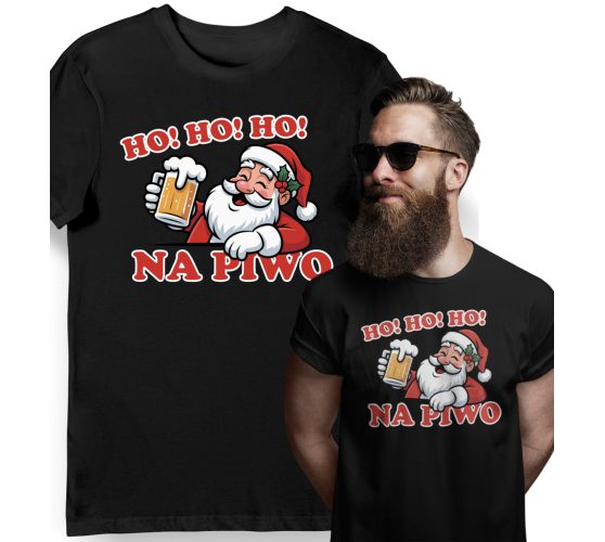 Koszulka męska Mikołaj "Ho...