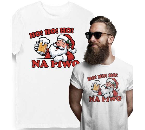 Koszulka męska Mikołaj "Ho...