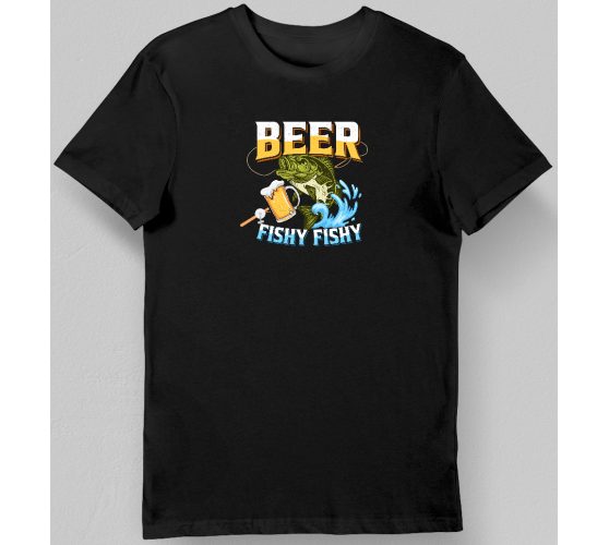 Koszulka męska wędkarz beer...