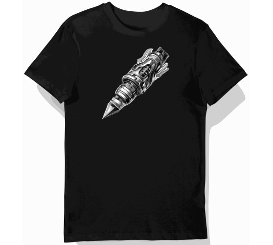 Koszulka męska czarna z...