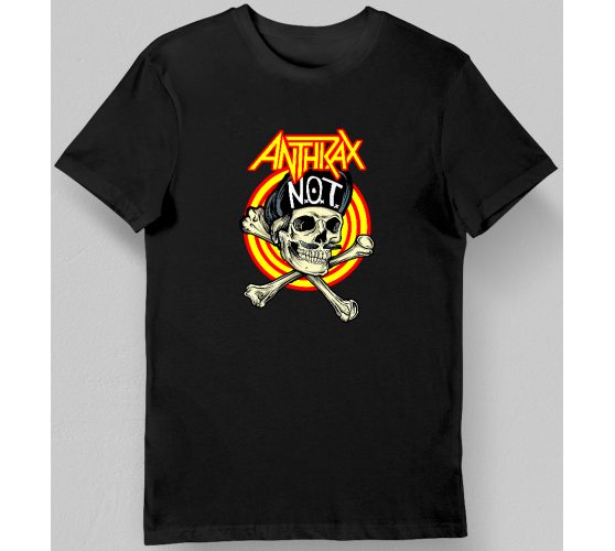 Koszulka męska Anthrax czarna