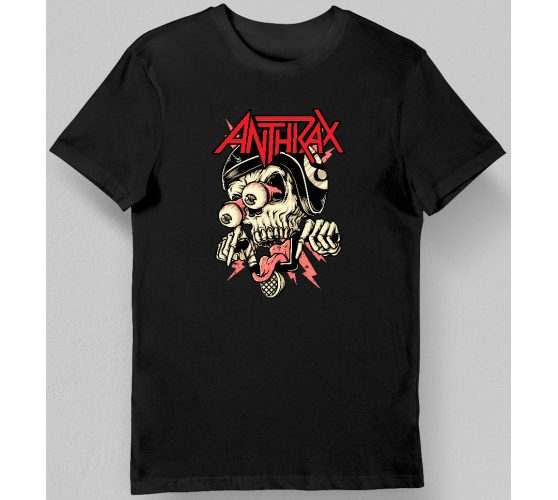 Koszulka męska Anthrax czarna
