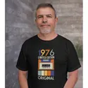 Koszulka męska na 50 urodziny vintage 1976 limited edition czarna, zdjęcie 3