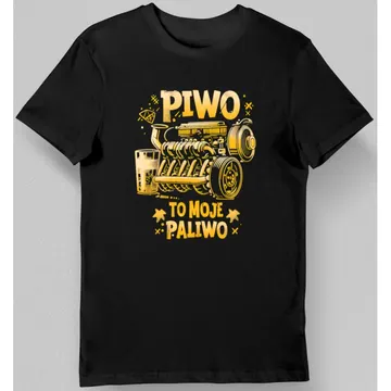 Koszulka Piwo moje paliwo czarna