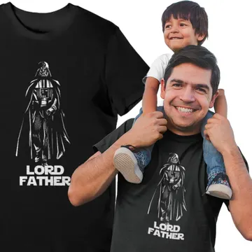 Koszulka na dzień ojca Lord Father czarna
