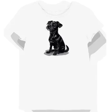 Koszulka damska biała z grafiką teriera Jack Russell
