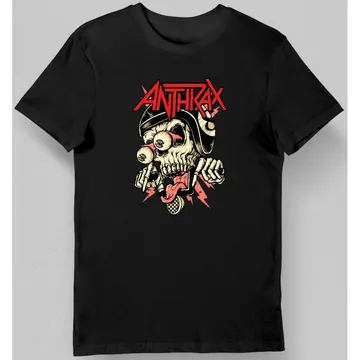 Koszulka męska Anthrax czarna
