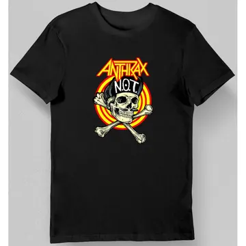 Koszulka męska Anthrax czarna