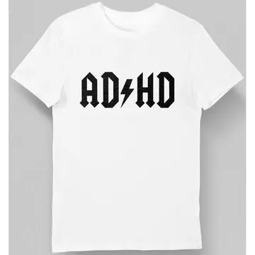 Koszulka ADHD biała