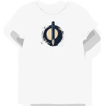 Koszulka damska biała z motywem vintage dla pisarzy