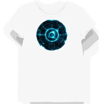 Koszulka damska biała z grafiką cyberpunkowych ulepszeń