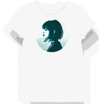 Koszulka damska biała z grafiką JPop