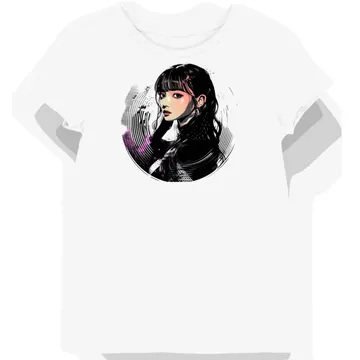 Koszulka damska biała z grafiką Momoiro Clover Z