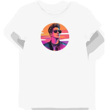 Koszulka damska biała z motywem muzycznym Charlie Puth