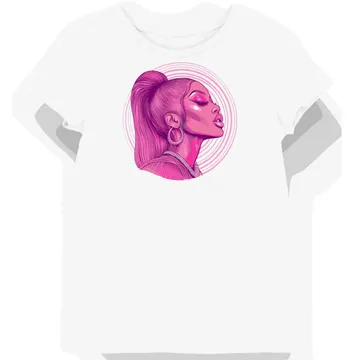 Koszulka damska biała z motywem Nicki Minaj