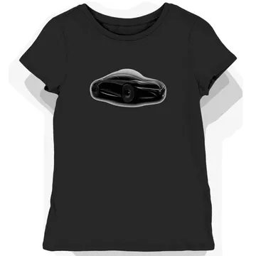 Koszulka damska czarna z motywem logo Buick
