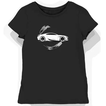Koszulka damska czarna z nadrukiem logo Buick