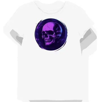 Koszulka damska biała z grafiką czaszki Grateful Dead
