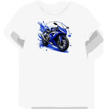 Koszulka damska biała Wyścigowe Prędkości Yamaha