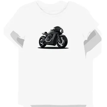 Koszulka damska biała Zawrotna Jazda na Motocyklu w Przestworzach