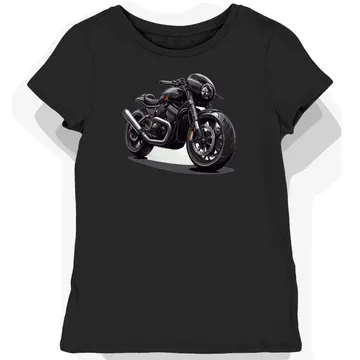 Koszulka damska czarna Motocyklowa Norton Commando na Wiatr