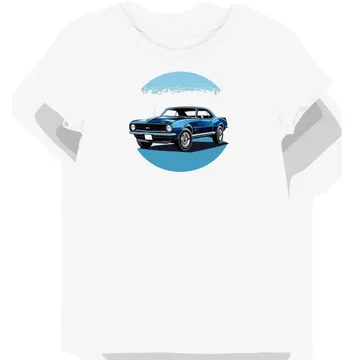 Koszulka damska biała z Klasycznym Camaro w Chromie