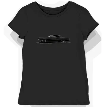 Koszulka damska czarna Stylowy Buick Riviera 1963 w Cieniu