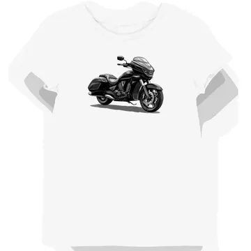 Koszulka damska biała Turystyczny Styl Motocyklowy Yamaha