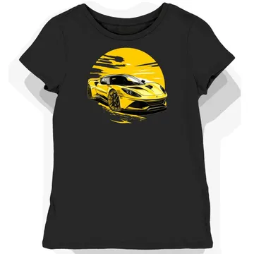 Koszulka damska czarna Szybka Elegancja Lotus Evora