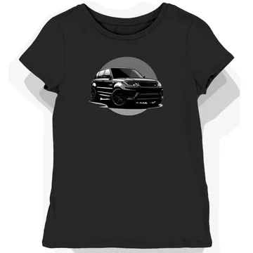 Koszulka damska czarna SUV w Tajemniczym Blasku