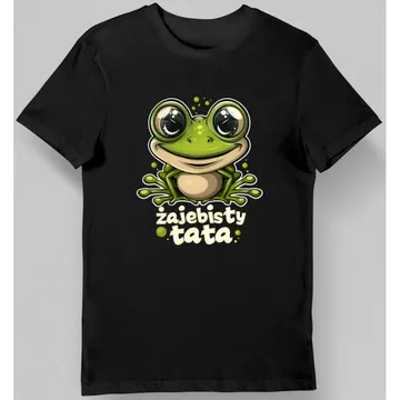 Koszulka żajebisty tata czarna