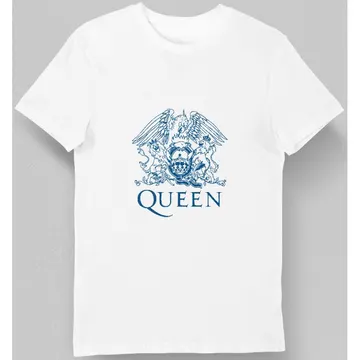 Koszulka męska zespół the queen zespół biała