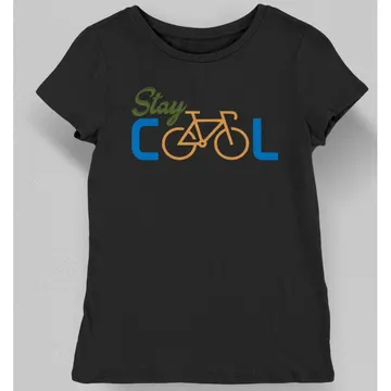 Koszulka damska stay cool rower czarna