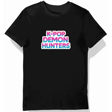 Koszulka dziecięca czarna – K-Pop Hunter – k-pop demon hunters – wzór 4