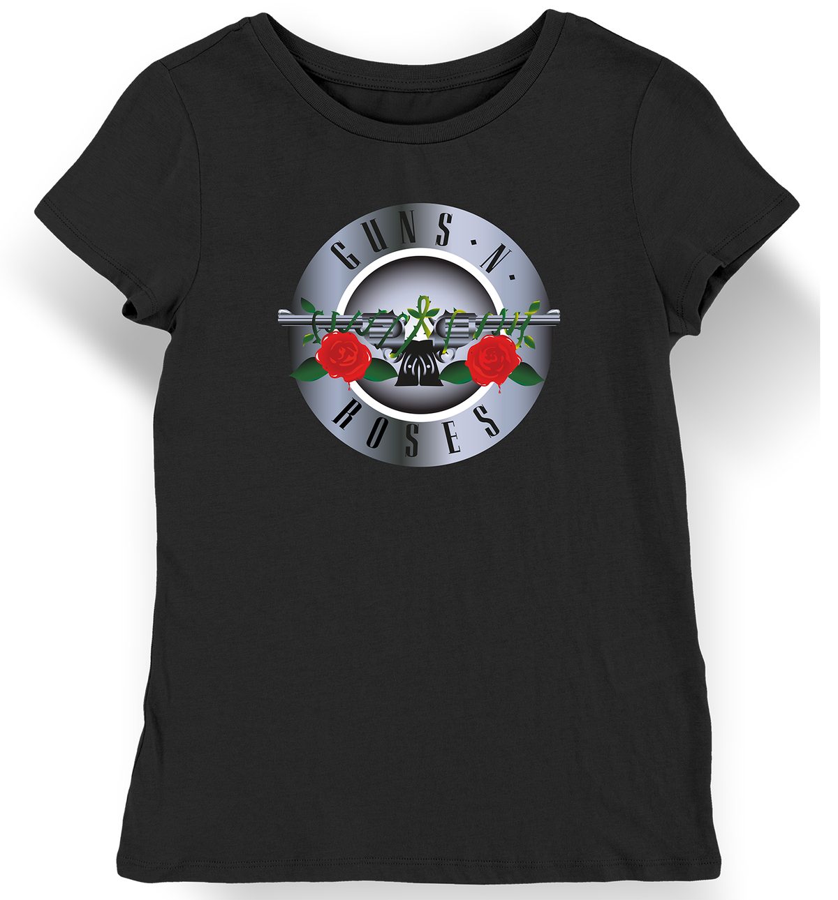 Koszulka guns n roses koncert rockowa z nadrukiem pistolety róże damska, zdjęcie 2