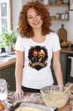 Koszulka damska biała Halloween Chucky i Tiffany lalki prezent, zdjęcie 7