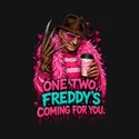 Koszulka damska czarna Halloween Freddy Krueger parodia śmieszna prezent, zdjęcie 2
