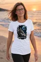 Koszulka damska biała astronautka dream big kosmos prezent, zdjęcie 7