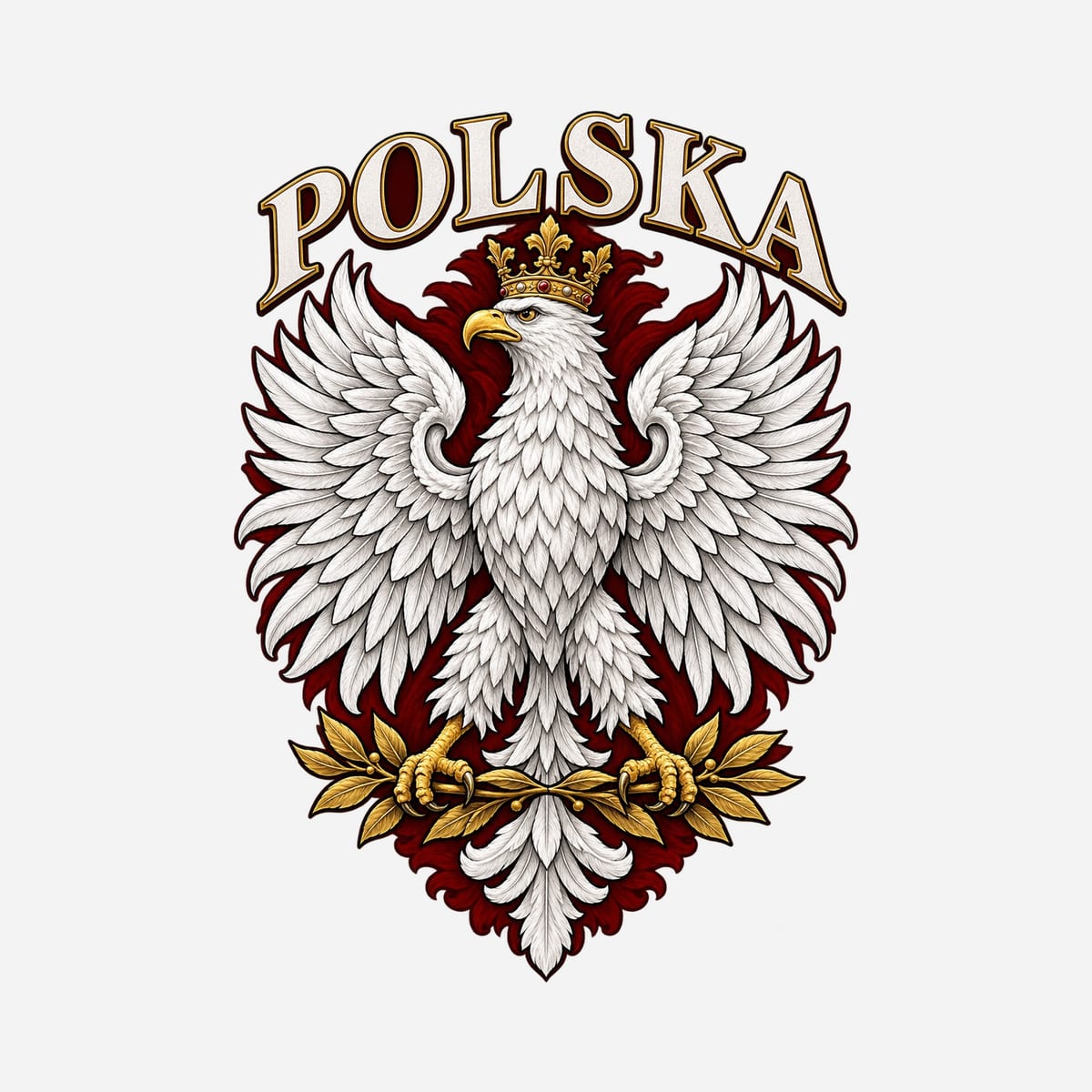 Koszulka damska czerwona Polska orzeł patriotyczna godło prezent, zdjęcie 2